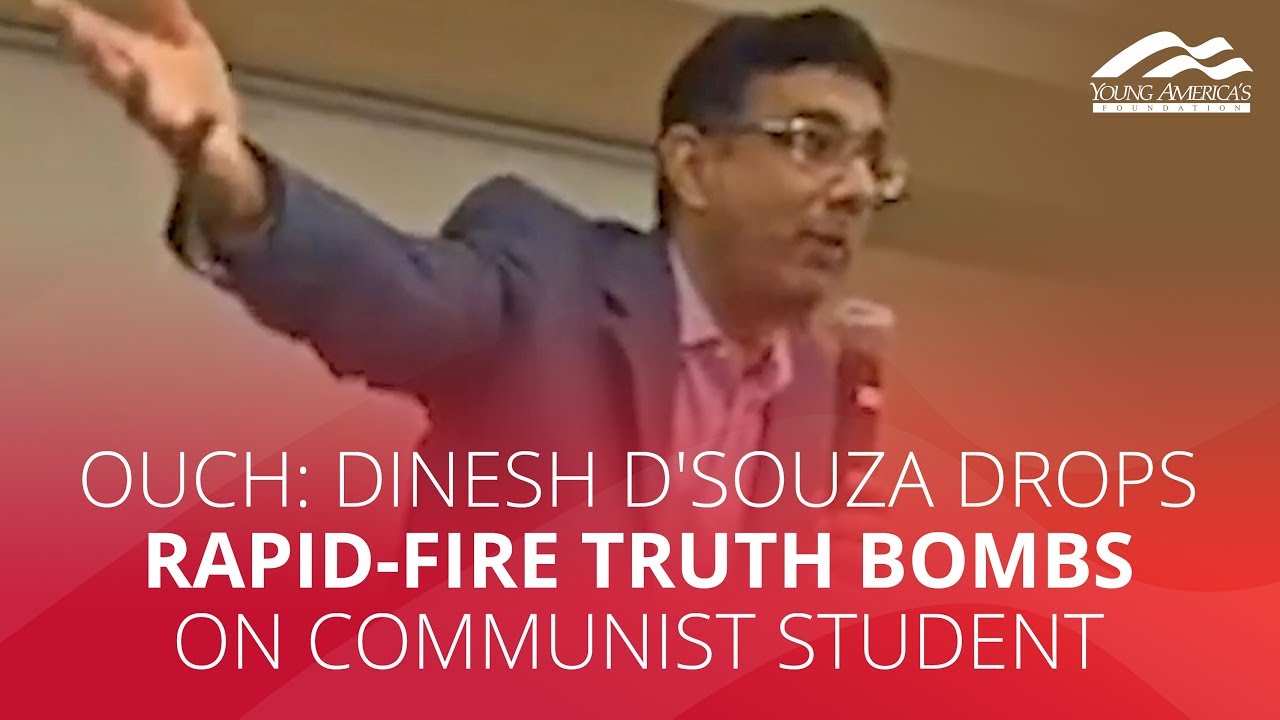 OUCH: Dinesh D'Souza drops rapid-fire truth bombs on communist student