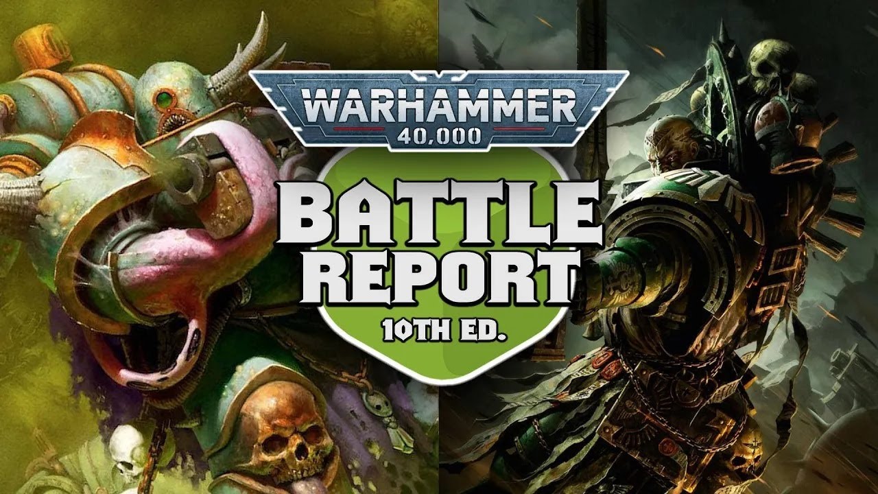 The Lion, The Locust, and the Hive-Death Guard vs Dark Angels Warhammer 40k 10th Ed Batrep Ep 54