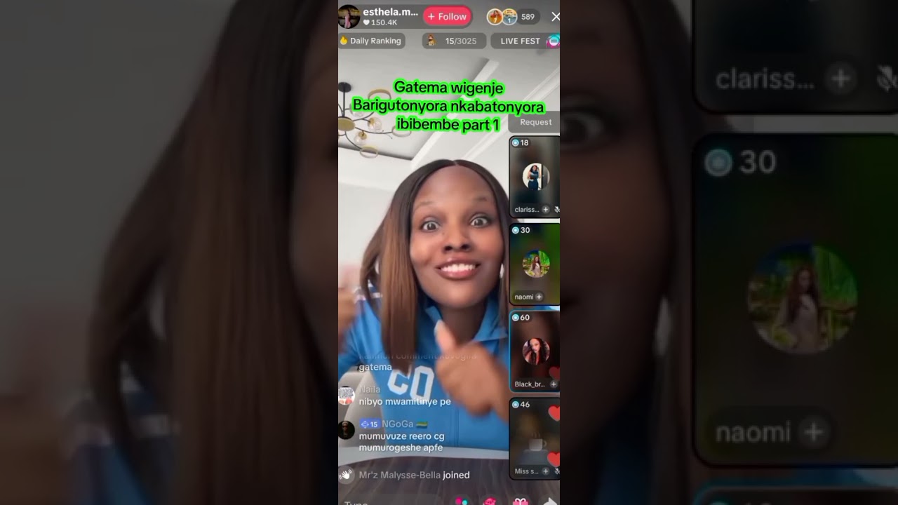 TIKTOK ABAGORE BASAZE: Gatema wigize intyoza abuze aho amenera