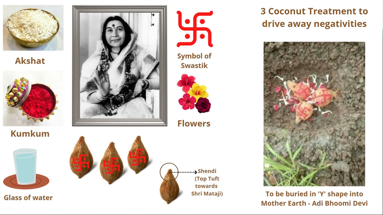 3 Coconut treatment to drive away negativities