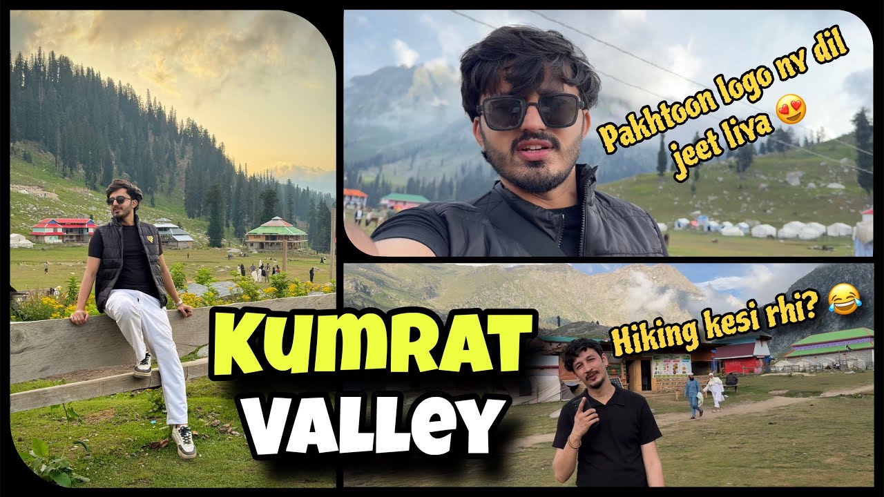 Kumrat Valley 😍 Pakhtoon logo ny dil jeet liya 😍 Dost ko Shalajeet ly di 😂