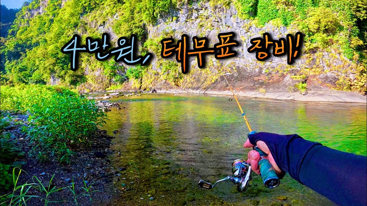 4만원 테무표 장비로 계류 무지개송어 낚시하기! #무지개송어 #테무낚시장비 #계류낚시 #渓流釣り #troutfishing 