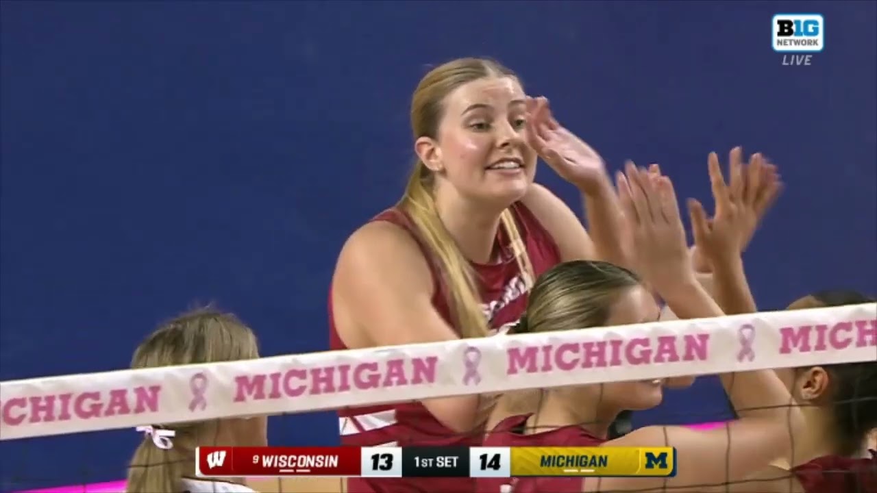 Wisconsin vs. Michigan | 2024 Women's College Volleyball , Oct 20 2024
