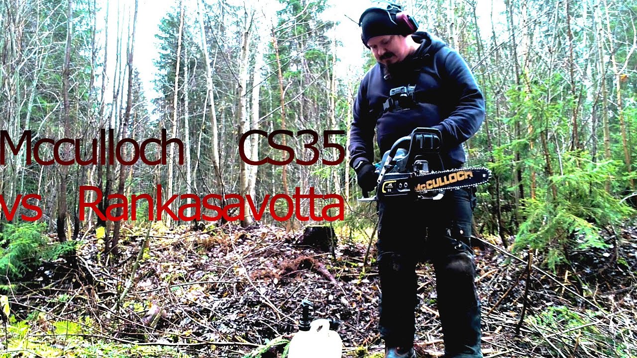 Mcculloch cs35 Rally usa250 ja Rankasavotta