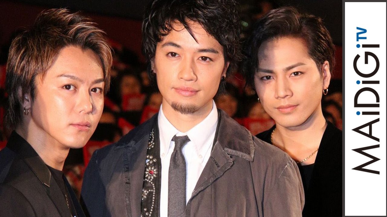 EXILE TAKAHIRO、斎藤工と「パンツ交換」？登坂＆岩田らと初日あいさつ　映画｢HiGH&LOW THE RED RAIN｣ 初日舞台あいさつ1