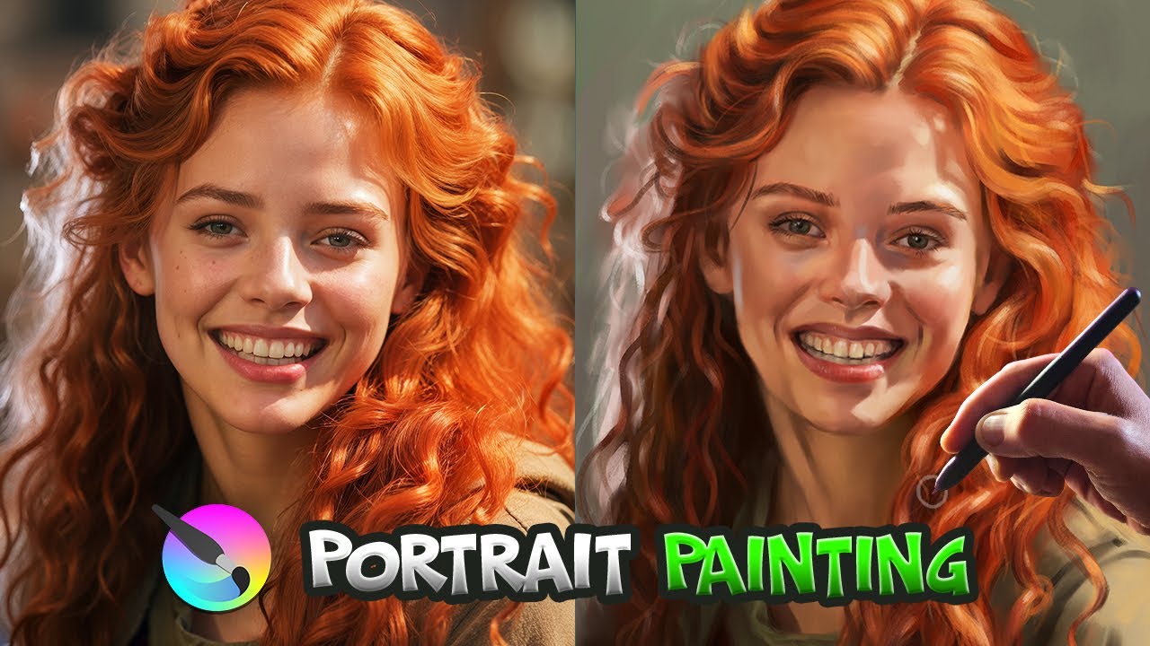 Bringing a Woman’s Portrait to Life: A Digital Painting Journey in Krita