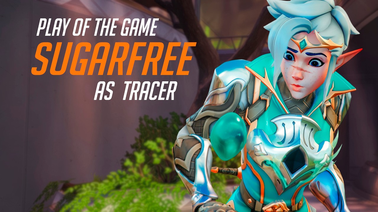 САМАЯ БЫСТРАЯ Tracer, которую вы увидите - SUGARFREE! ЛУЧШИЙ МОМЕНТ МАТЧА! [Overwatch 2 сезон, то...