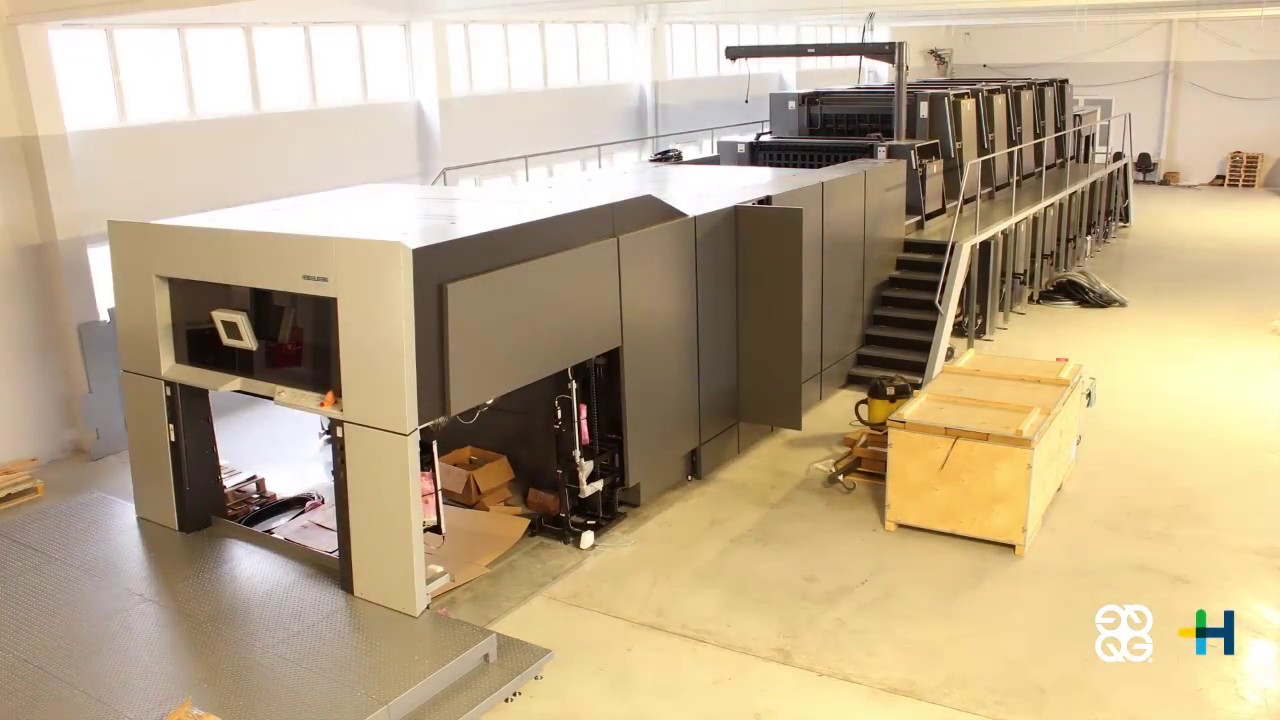 Instalacja Speedmaster XL 162 UV - timelapse