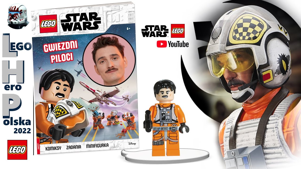 LEGO Biggs Darklighter aka Dawid Podsiadło Star Wars Gwiezdni Piloci KSIĄŻKA | LHP