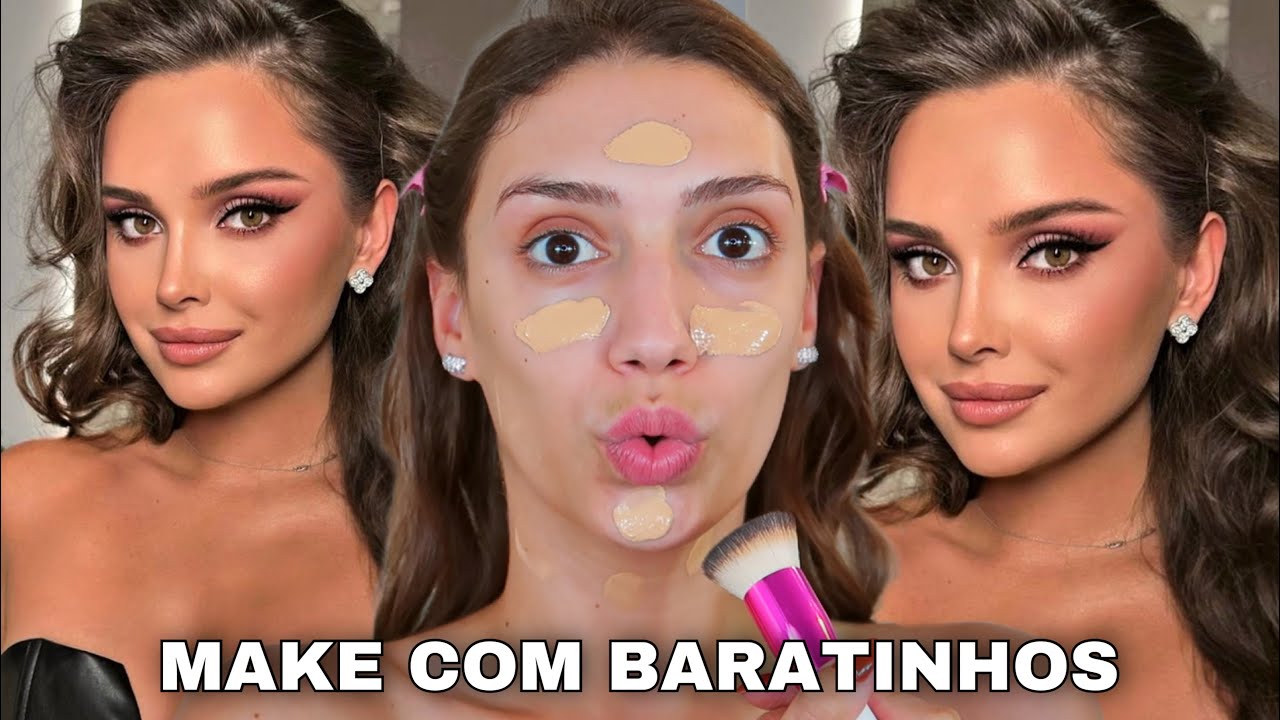 MAKE PRA *MADRINHAS DE CASAMENTO* SÓ COM BARATINHOS!!! MAQUIAGEM ELEGANTE E *SIMPLES DE FAZER*