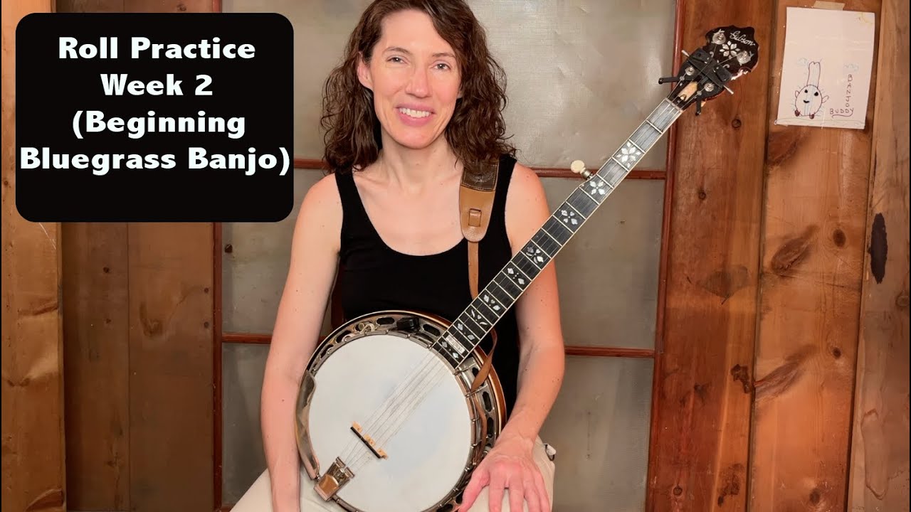 Roll Practice Week 2 - Alternating Square Roll, Foggy Mountain Roll Playalong from The Murphy Method