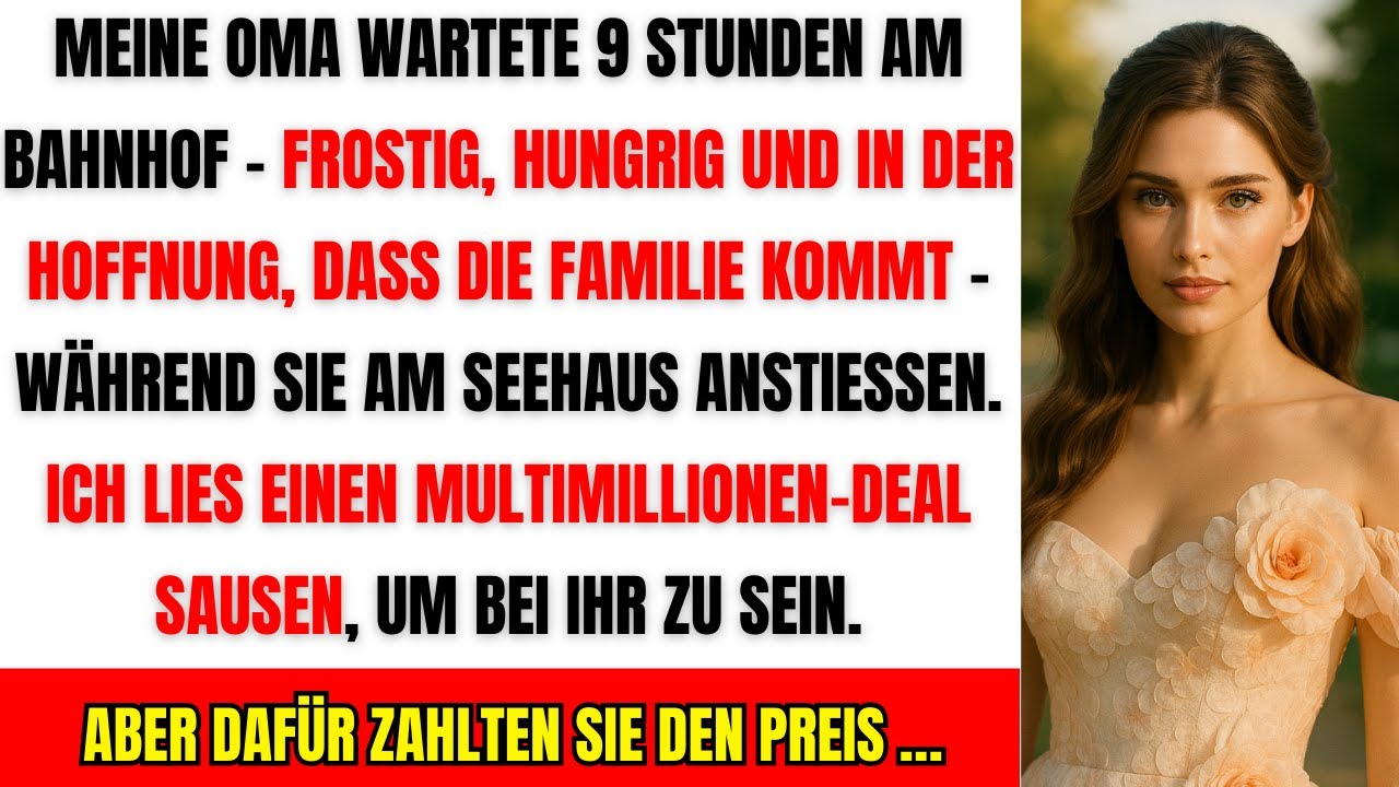 Oma 9 Stunden allein am Bahnhof – kalt, hungrig… und dann flog ihr Geheimnis auf