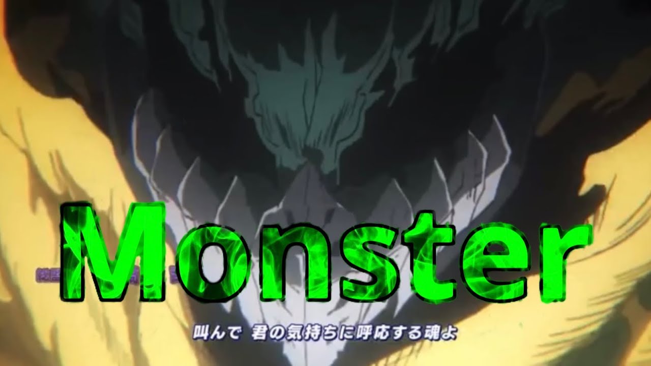 My hero academia- vigilante deku (AMV) monster (skillet)
