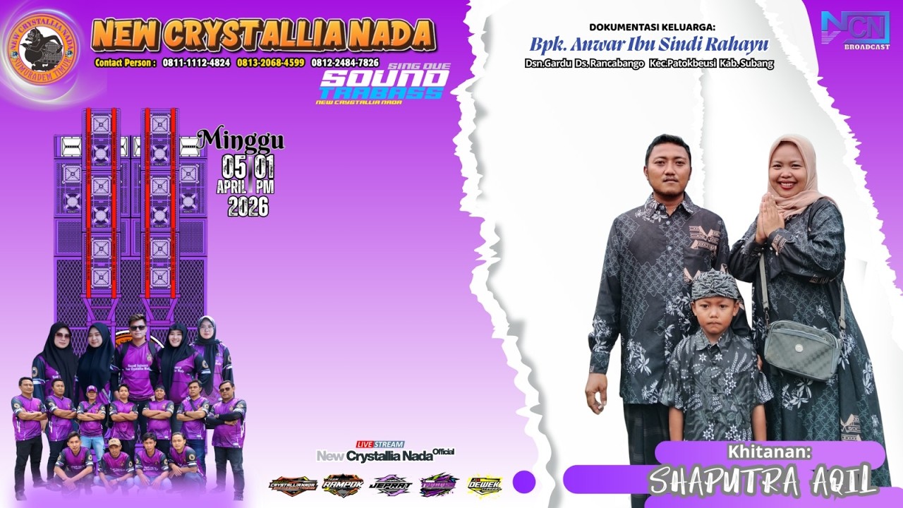 LIVE NEW CRYSTALLIA NADA || DS.RANCABANGO PATOKBEUSI SUBANG || 5 APRIL 2026