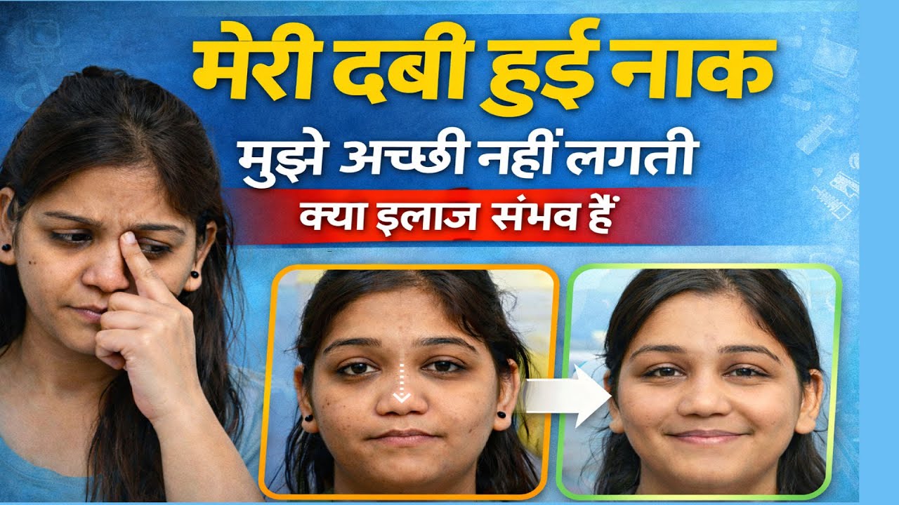 नाक बैठी हुई है? जानिए Depressed Nose के कारण और इलाज
