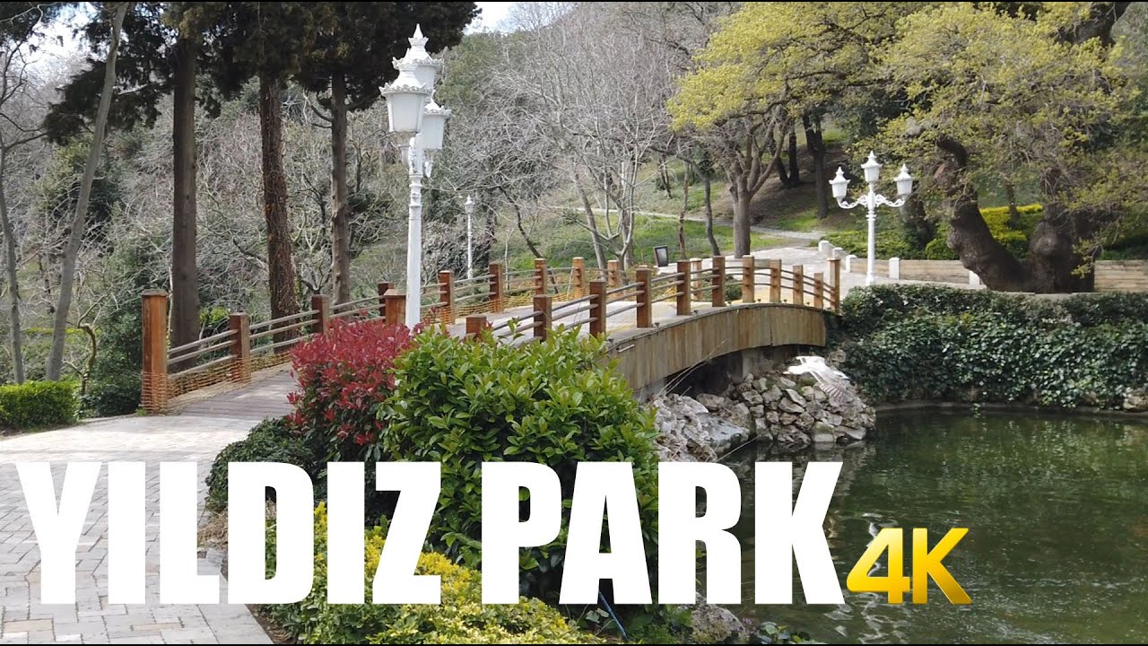 Yıldız Park, Istanbul deserted morning walking tour 4k 60fps