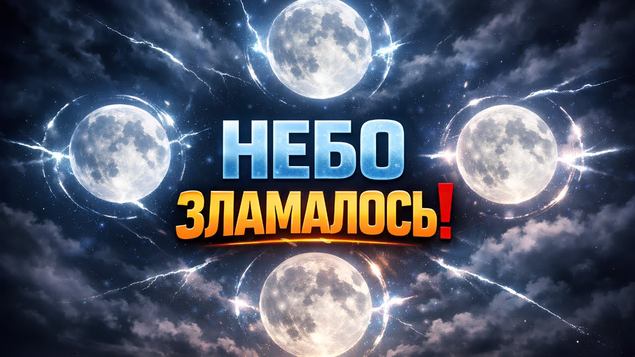 ЧОТИРИ ЛУНИ В НЕБІ, ПАРСЕЛЕНА ЧИ ЗНАК З НЕБА?😨⚠️