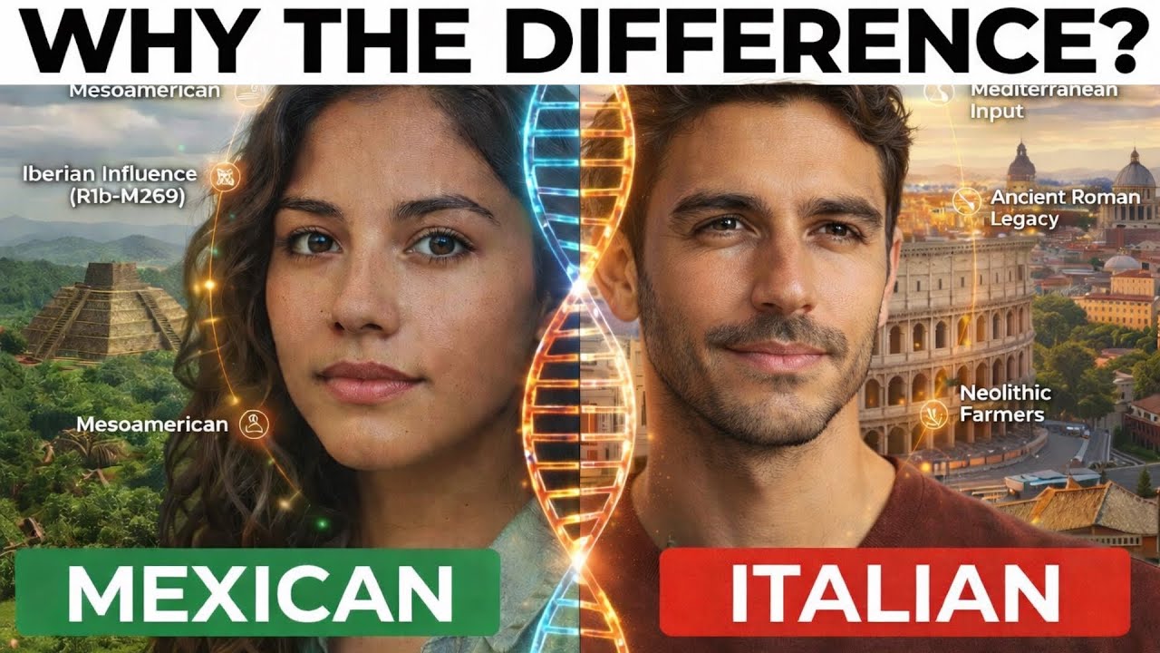 Why Are MEXICANS Genetically DIFFERENT from Italians?