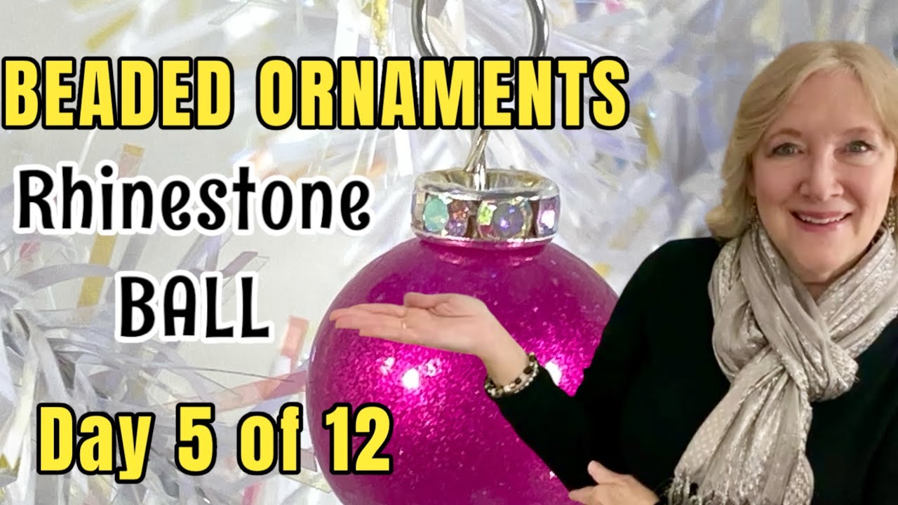 5: Beaded CHRISTMAS ORNAMENTS ❤️ Beginner Jewelry Making DIY