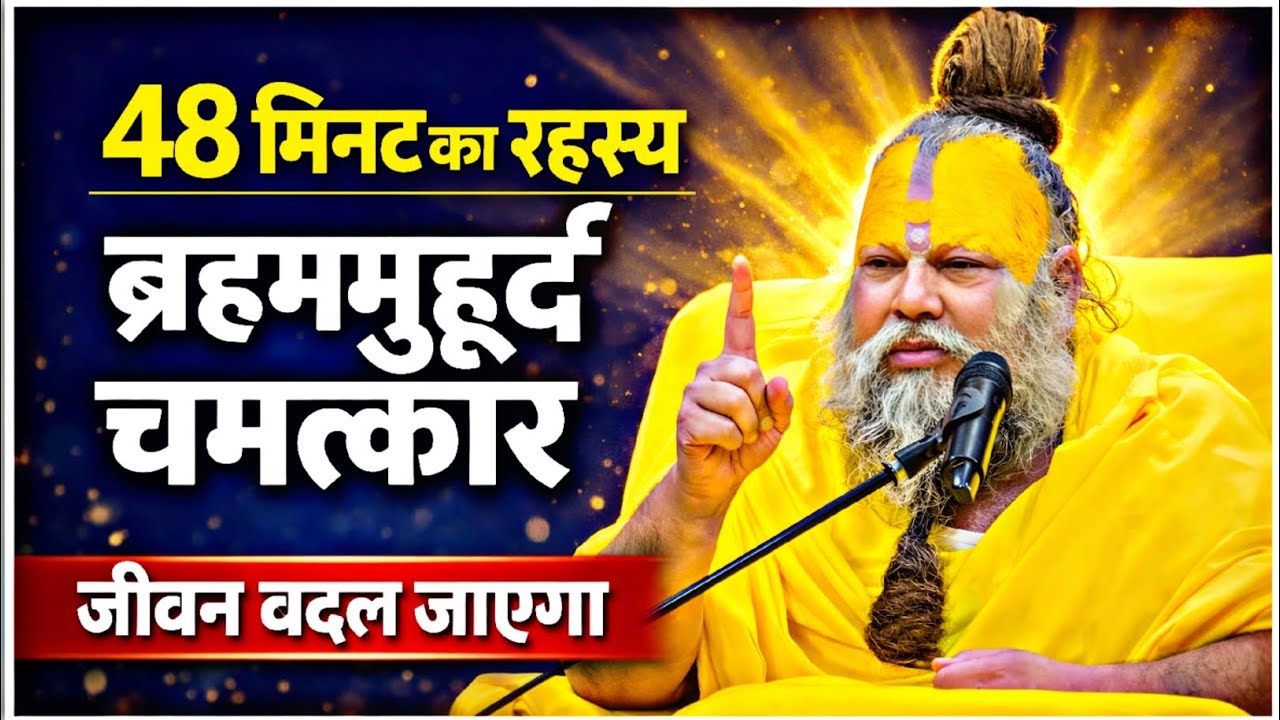 सूर्योदय से 48 मिनट पहले ब्रह्ममुहूर्त में ये काम जरूर करो | फिर देखो चमत्कार | Premanand Ji Maharaj
