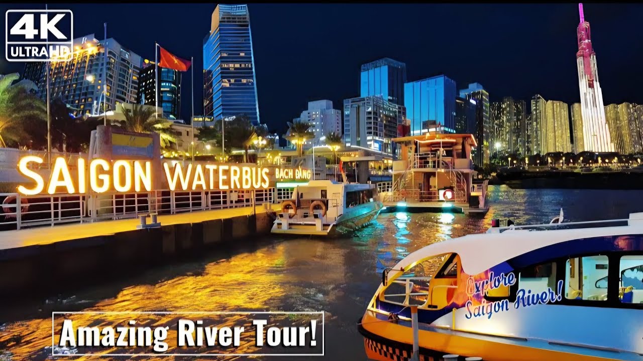 🇻🇳EXPERIENCE Saigon Water Bus Ride Through The City | Vietnam series | Episode 6 