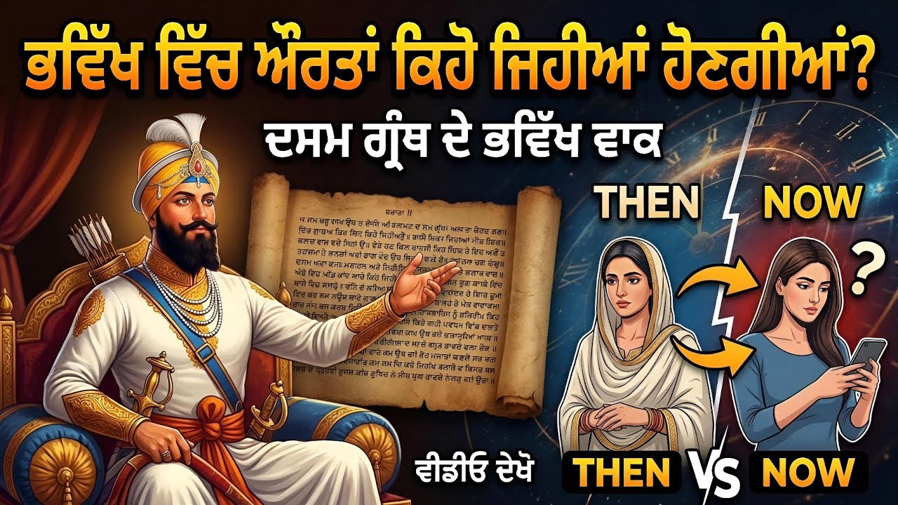 ਭਵਿੱਖ ਵਿੱਚ ਔਰਤਾਂ ਕਿਹੋ ਜਿਹੀਆਂ ਹੋਣਗੀਆਂ? | |ਗੁਰੂ ਗੋਬਿੰਦ ਸਿੰਘ ਜੀ ਦੇ ਬਚਨ  || Dasan Granth || 100 Sakhi