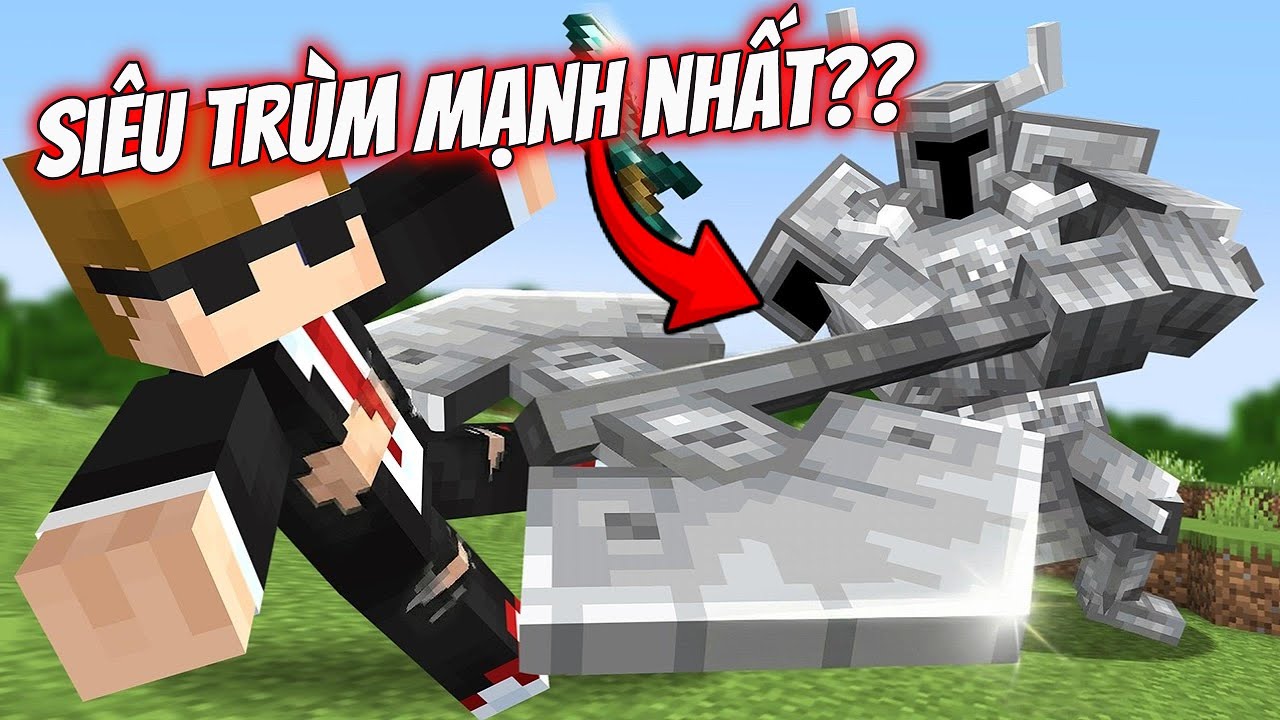 Minecraft, Nhưng Tôi Đối Đầu Với Những Siêu Trùm Mạnh Nhất Game