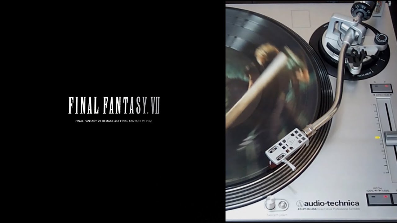 Final Fantasy VII Remake And Final Fantasy VII - vinyl LP face A (Square Enix)
