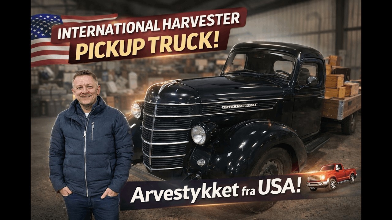 Denne International Harvester Pickup Truck kom hele vejen fra USA