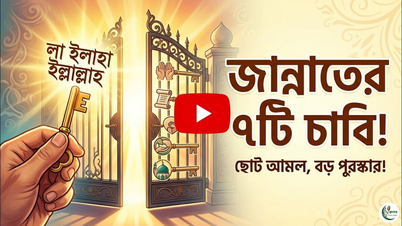 জান্নাতের চাবি কী? যে ৭টি আমল জান্নাতের দরজা খুলে দেবে | Keys of Jannah