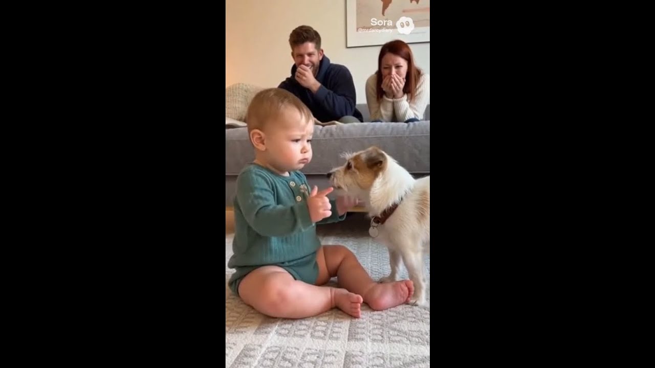Compliment 2: Baby Reaction to Doggie Complaints