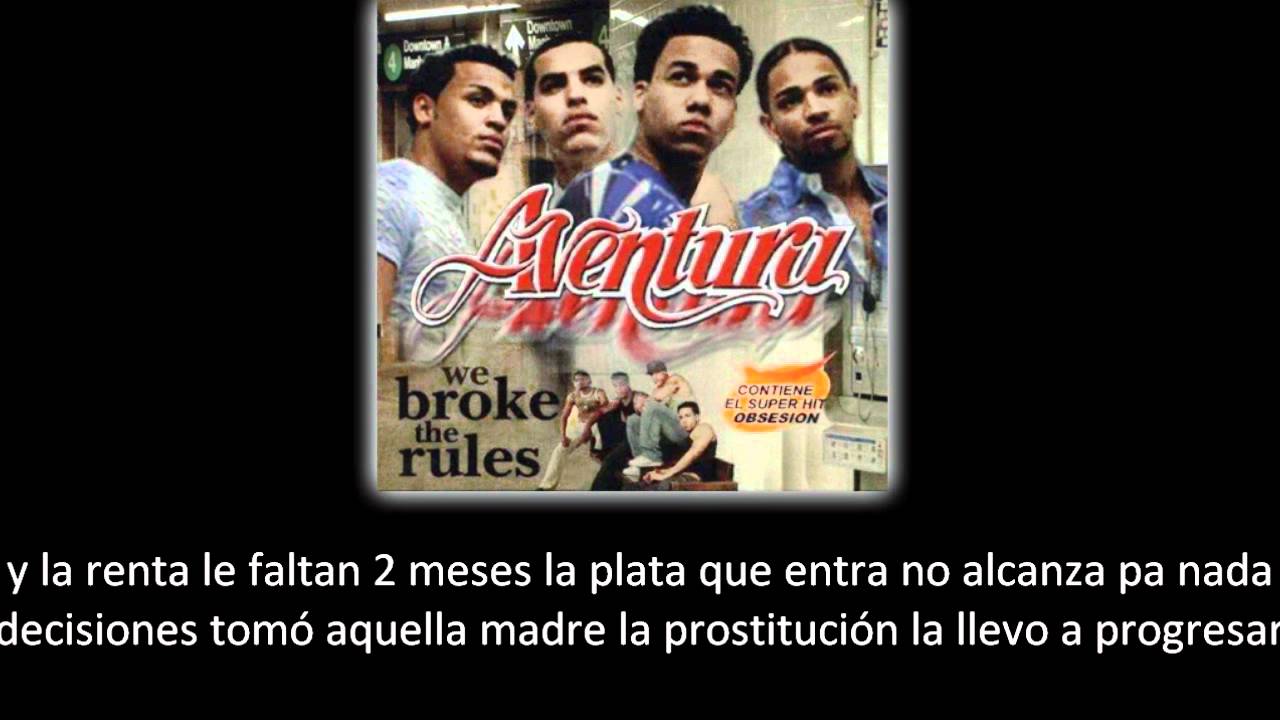 Aventura - Amor de Madre (lyric - letra)