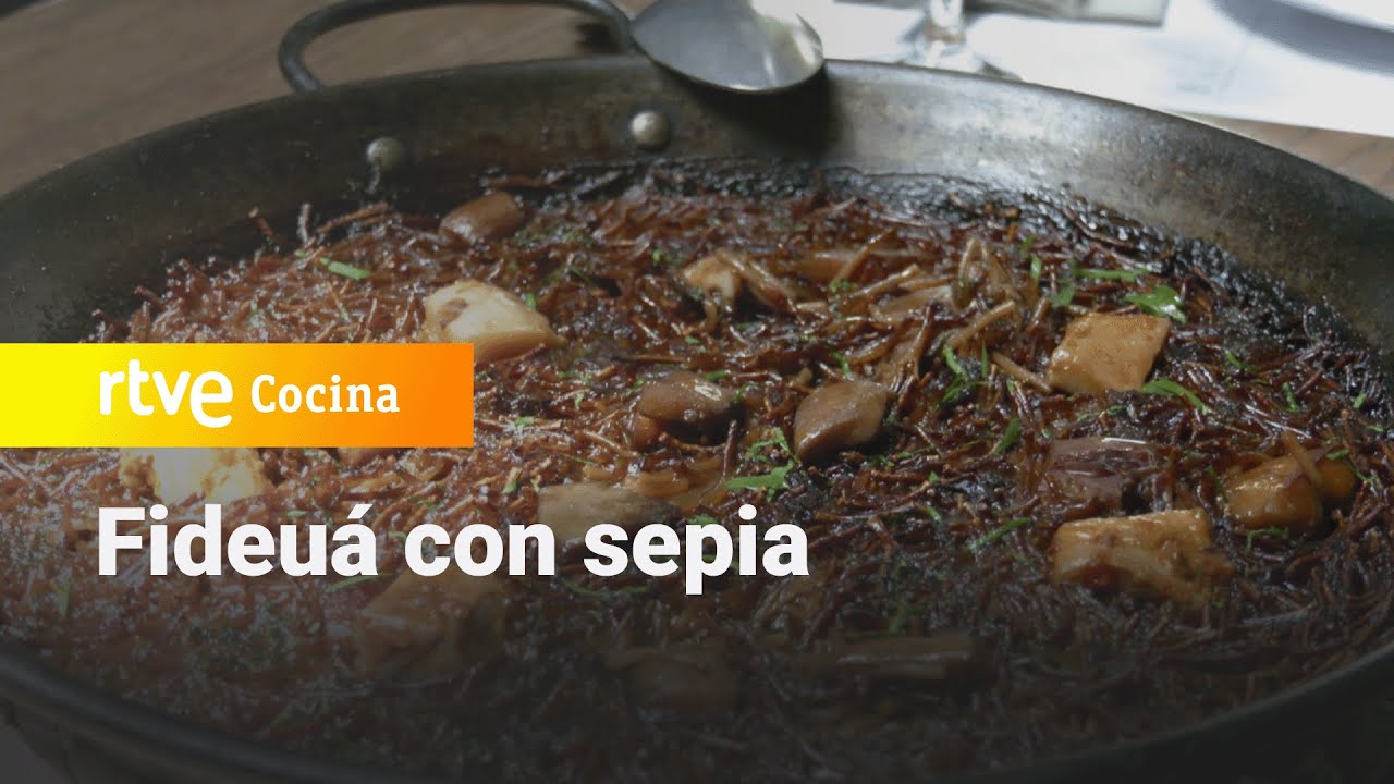 Fideu&aacute; con sepia - Ahora o nunca | RTVE Cocina