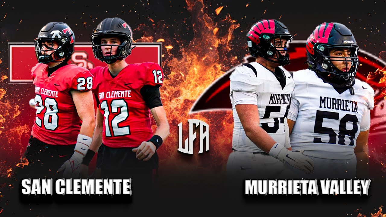 San Clemente vs. Murrieta Valley 🔥| Murrieta Stuns San Clemente on Homecoming Night💥|Week 5 CIF-SS🚀