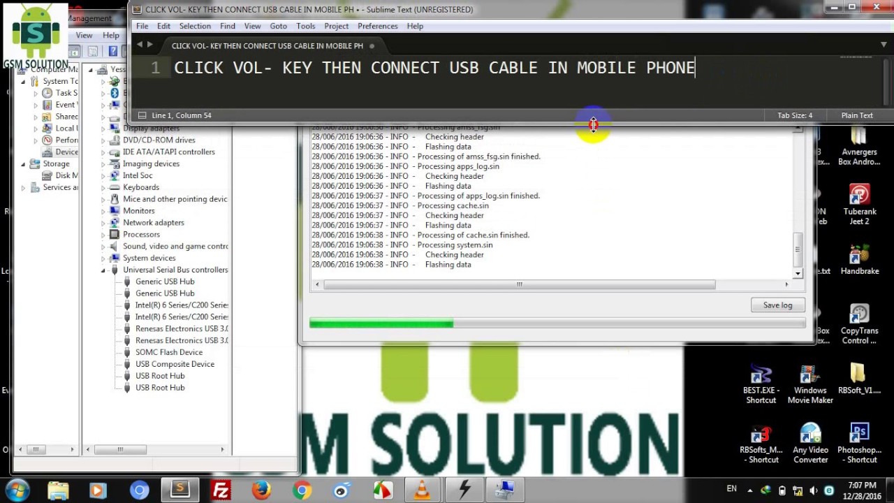 How To Flash Sony Xperia-Z1-,Z2(D6502,D6503) -Z3 With Offical Tools