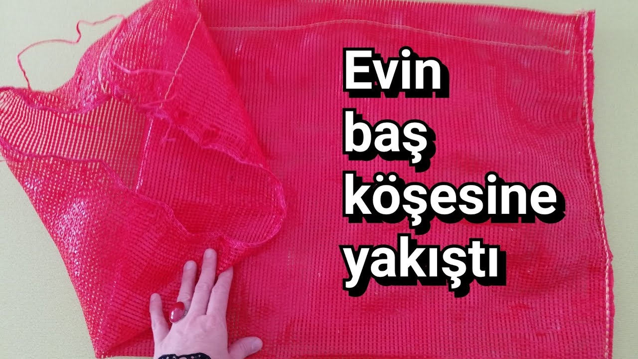 SOĞAN TORBASI BU KADAR ŞIK OLMADI