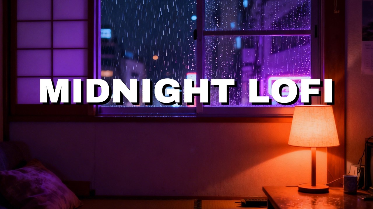 Rainy Tokyo Nights ☔ Lofi Beats for Deep Work | 深夜の東京
