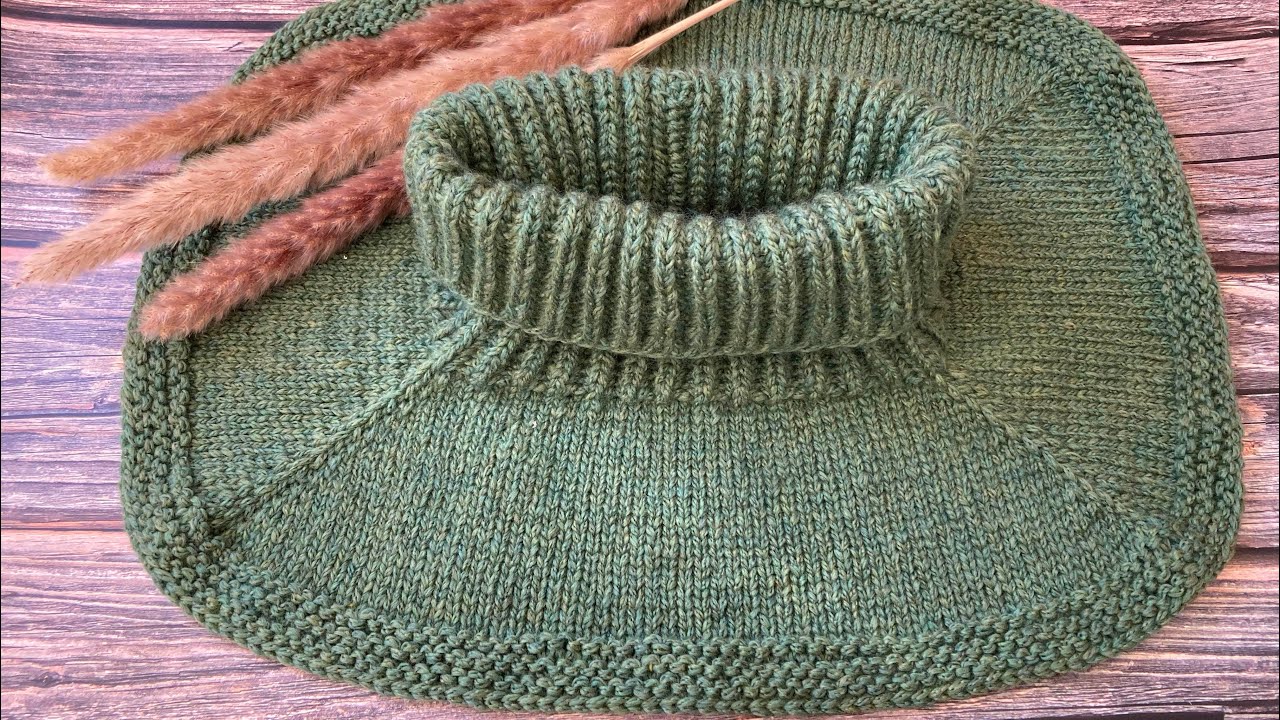 Kragenschal/ Schalkragen stricken (Anfänger freundlich)