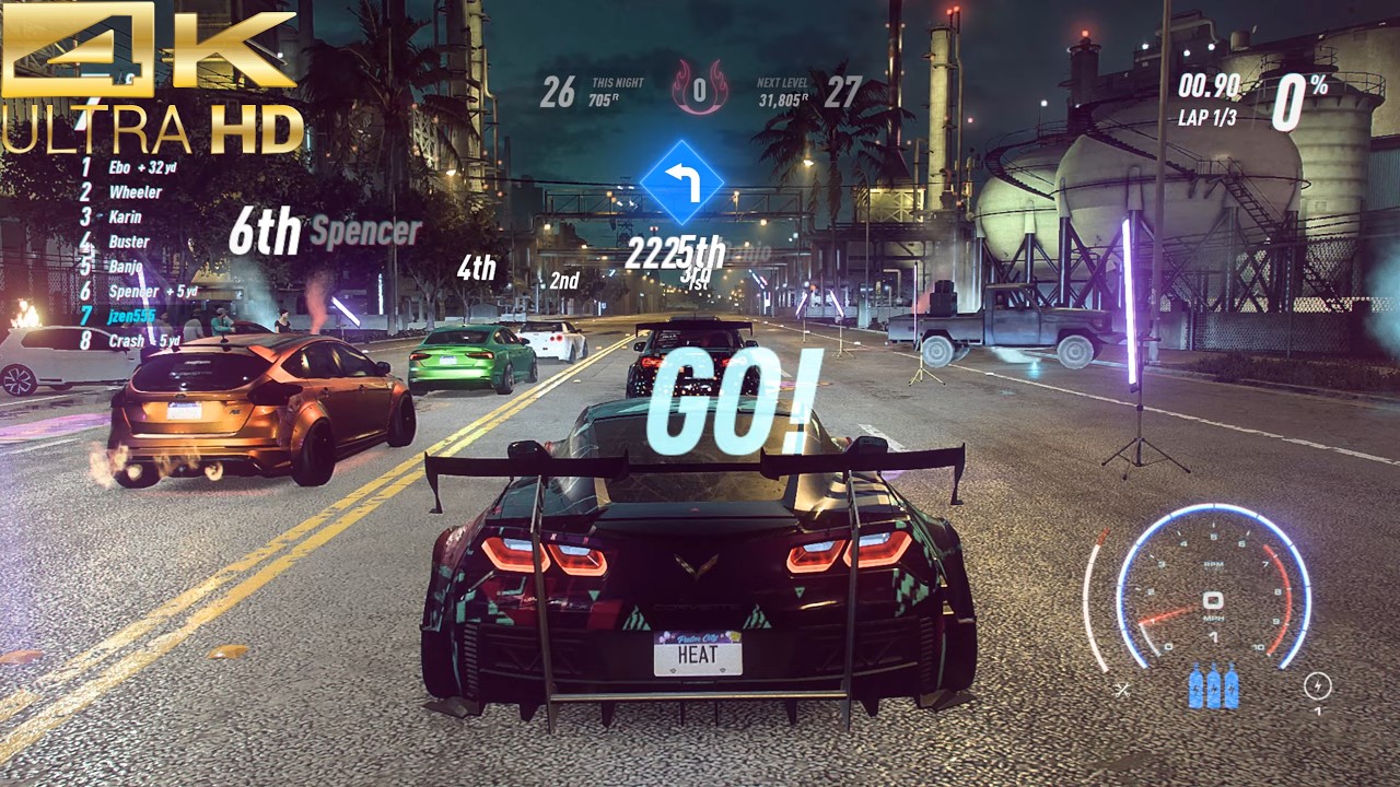 Need For Speed: Heat PC 4K Gameplay