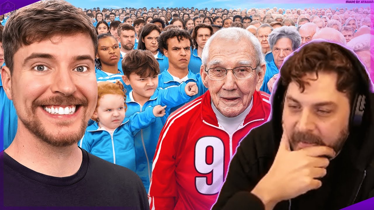Elraenn - 1 - 100 Yaş Arası Kişiler Kimin 250.000$ Kazanacağına Karar Veriyor! Tepki! | @MrBeast