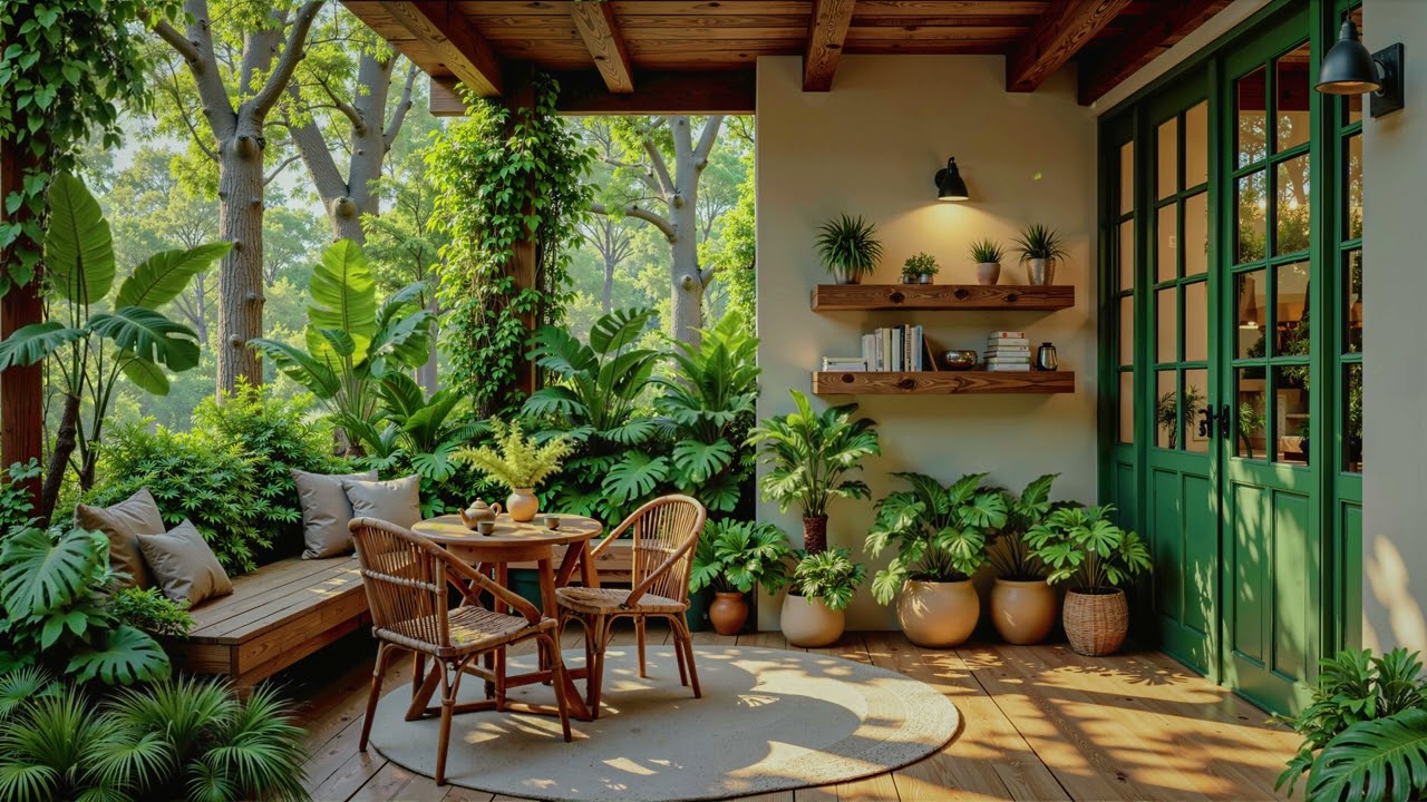 Peaceful Garden Jazz 🌞 Calming Smooth Jazz Music for Work, Study & Stress Relief