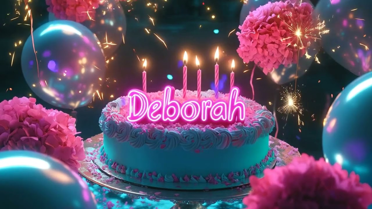 Happy Birthday Deborah - Best Cake Cutting Song, Beautiful Birthday Music