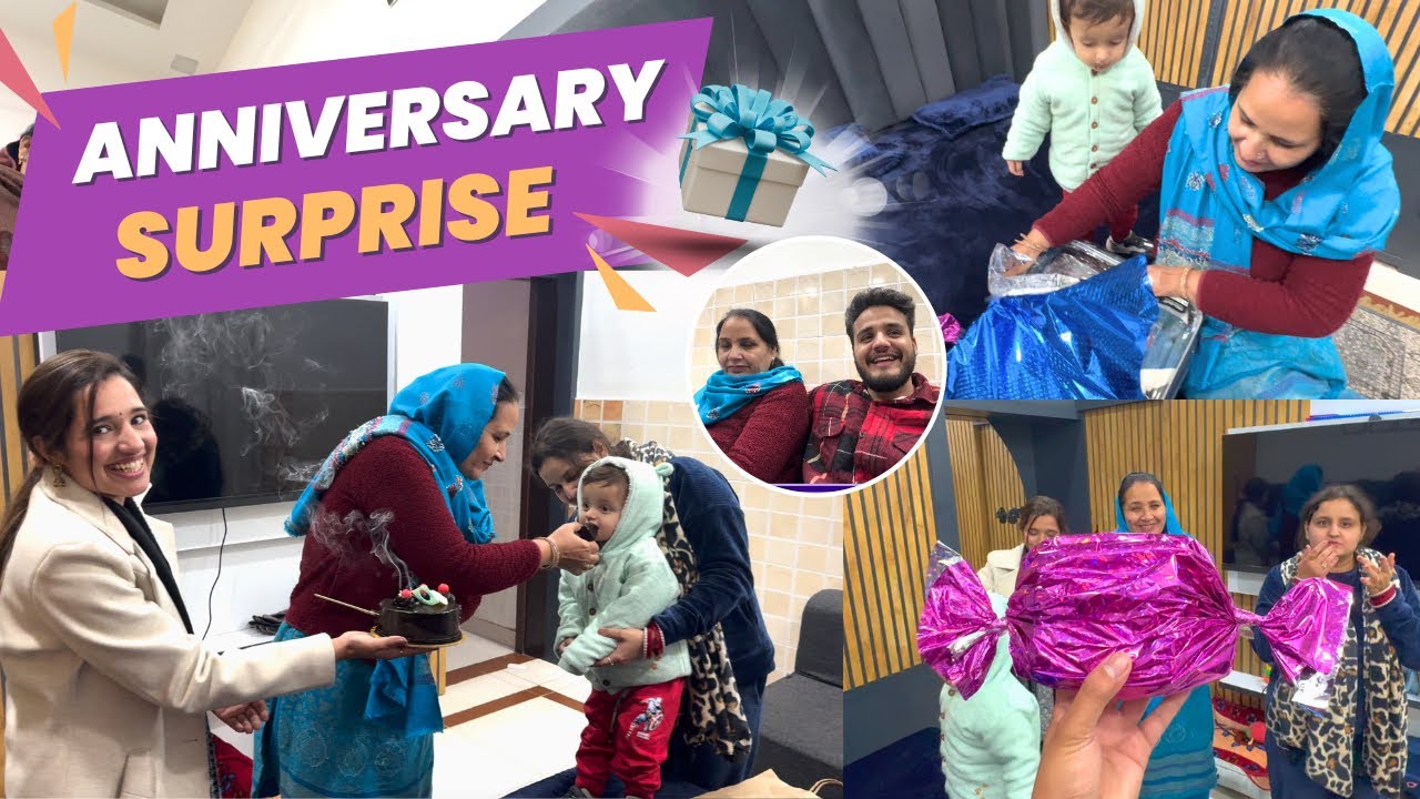Mummy Papa का Anniversary Surprise 😍🤩