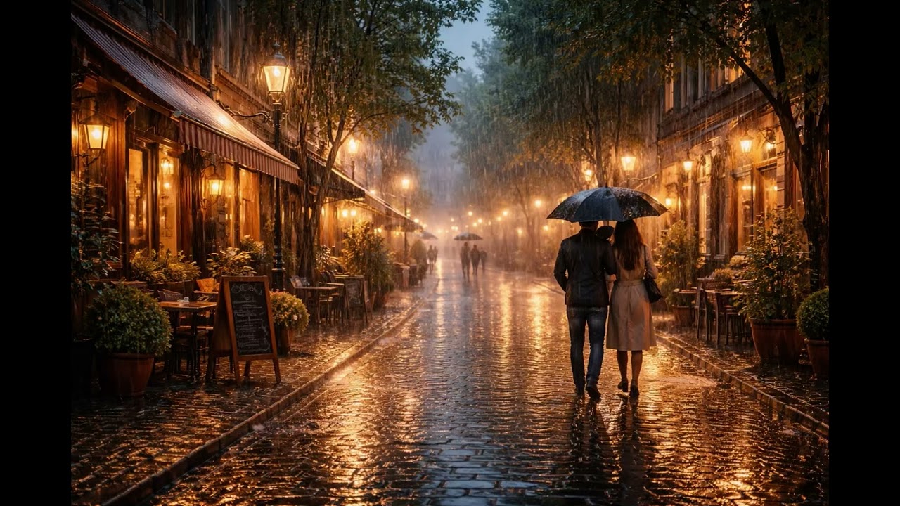 Romantic Rain at Night 🌙🌧️ | Deep Sleep & Relaxing Rain Sounds