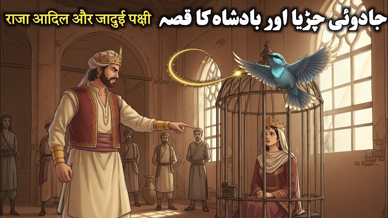 Jadui Chidiya Aur Badshah Ka Kissa~ Urdu Hindi Moral Story~ Interesting Moral Kahani~ Dilkash Kahani