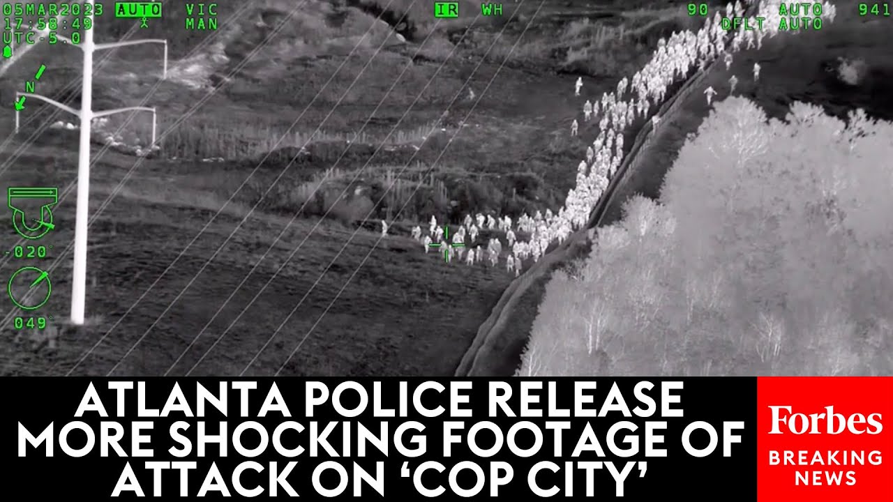 JUST IN: Atlanta Police Release More Shocking Footage Of Attack On 'Cop City'