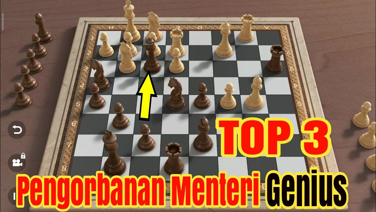 TOP 3 Pengorbanan Menteri Genius & brutal! GM Catur