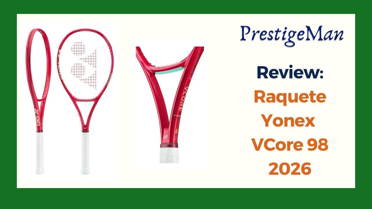 Review da Yonex VCore 98 2026 - Potência e estabilidade em destaque!