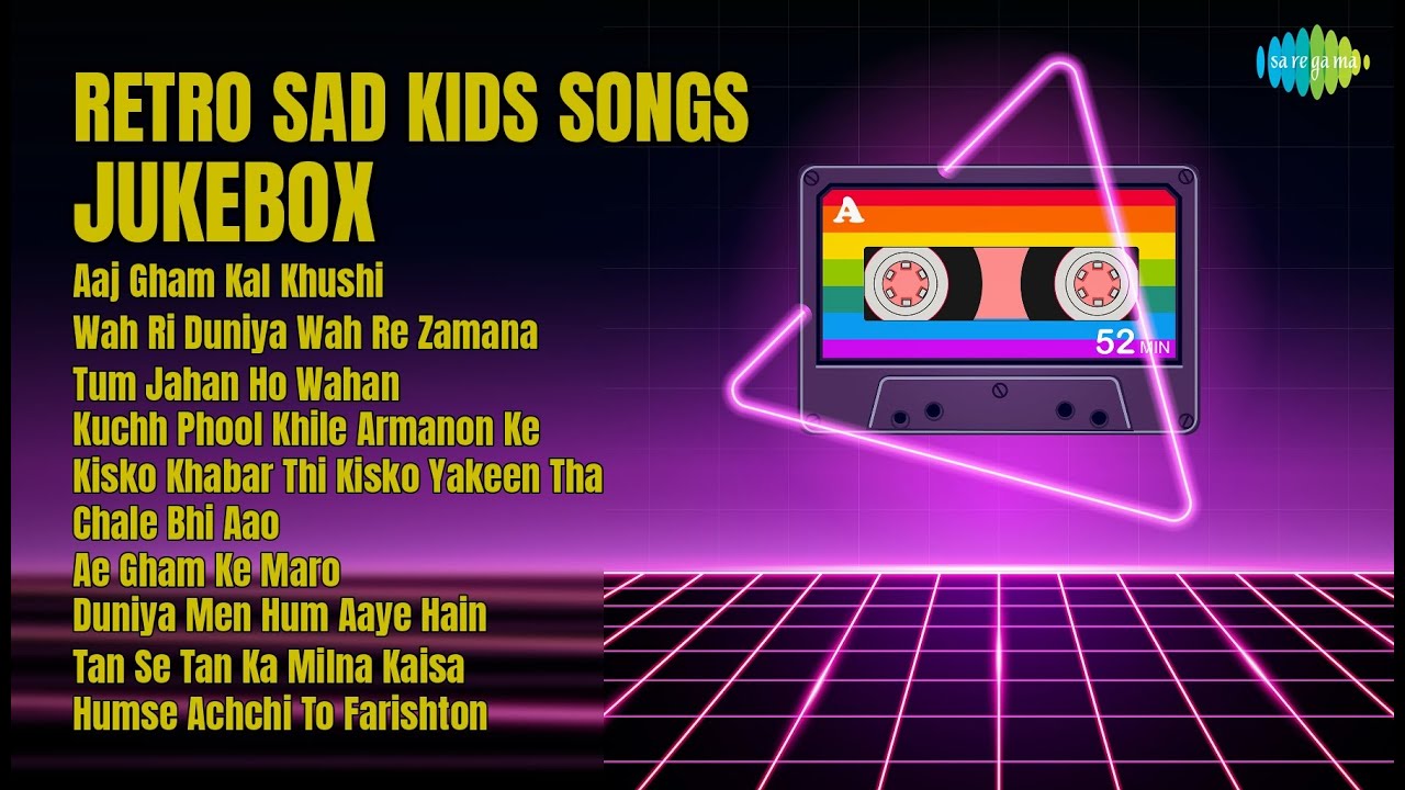 रेट्रो सैड किड्स सोंग्स | Mohammed Rafi Songs | Aaj Gham Kal Khushi