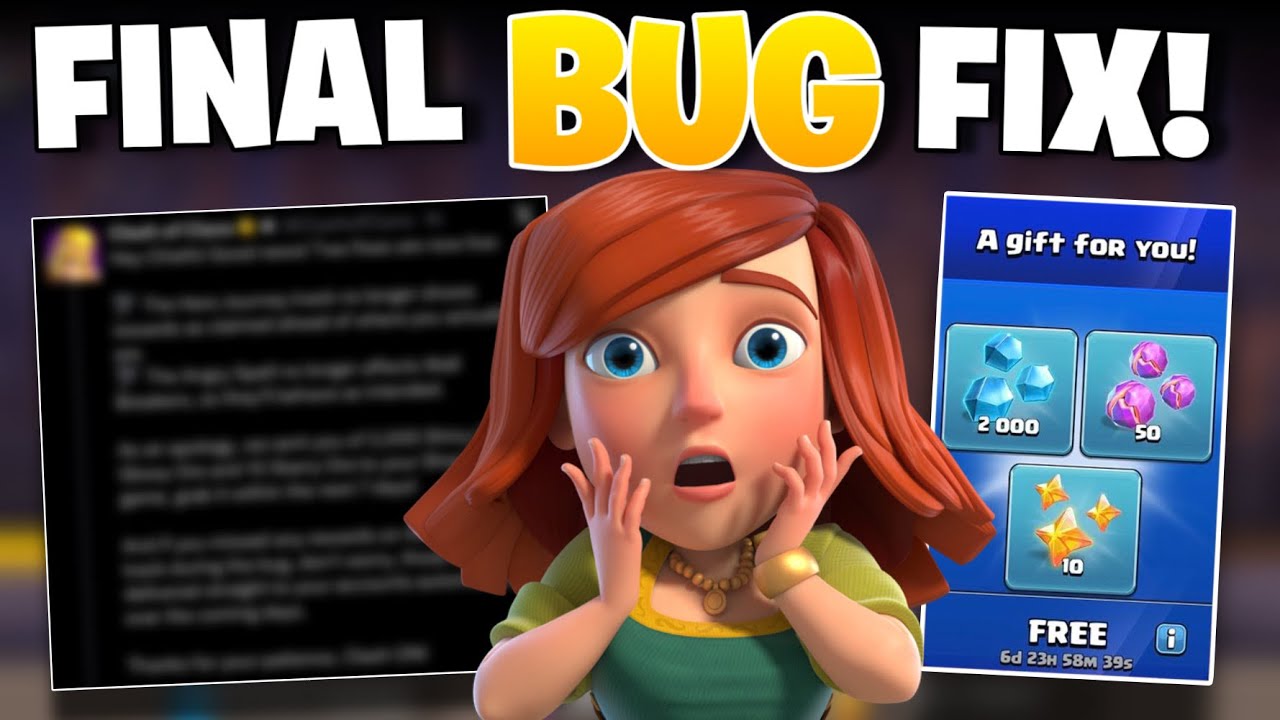 Final Bug Fix for Hero Journey & Free Ores for everyone in Clash of Clans